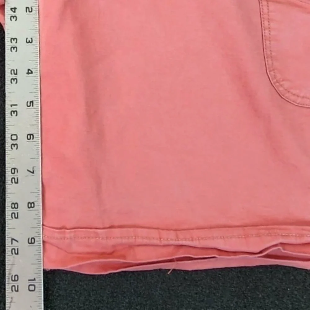 Gloria Vanderbilt Cargo Shorts Coral Pink Women 16 Bermuda Stretch‎ Utility